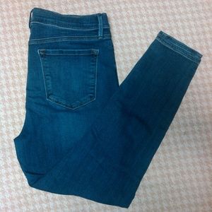 LOFT high rise skinny ankle